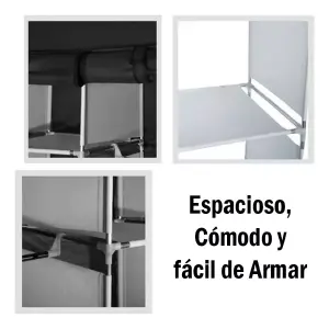 Closet Armario Doble Desarmable Portatil