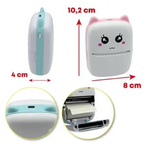 Mini Impresora + 1 Rollo Impresion