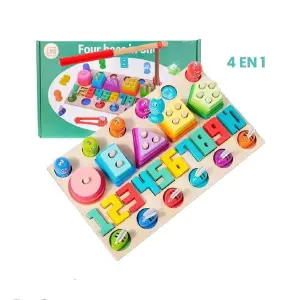 TABLERO DIDACTICO MULTIFUNCIONAL 4EN1
