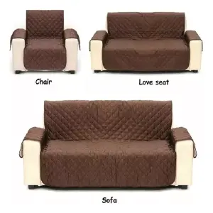 Cubre Sofa  Set 3 Piezas Reversible