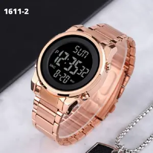 RELOJ SKMEI DIGITAL ORO ROSA UNIS 1611-2