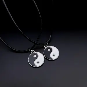 Collar Pareja Yin Y Yang Pequeño