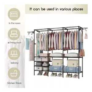 Organizador Closet Calzado Perchero 3 Es