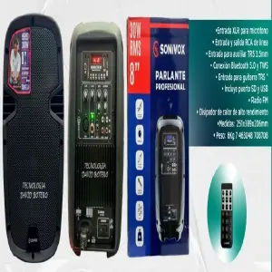 CABINA DE SONIDO 8 PULGADAS AC708NB