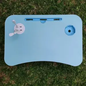Mesita Para Laptop Usb Azul T03D