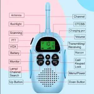 Radio Comunicador Para Niños Recargable
