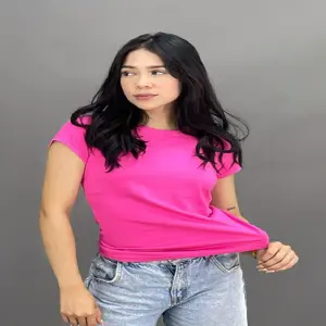 Camiseta Camisas Básicas Dama