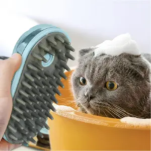 Cepillo Mascotas Silicona Dispensador