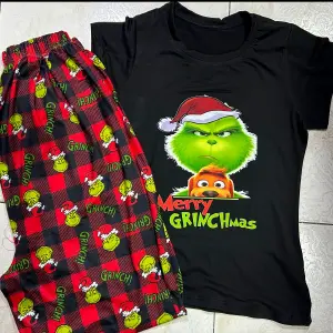 PIJAMA NAVIDAD GRINCH NEGRO