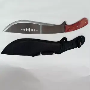 Machete curvo madera coleccion camping