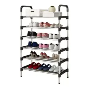 Organizador Zapatos 6 Niveles Acero Inox