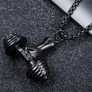 COLLAR MANCUERNA MANO NEGRA