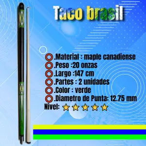 Taco de billar brasil