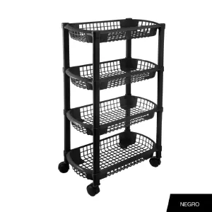 Canasta movil plastica organizador rueda