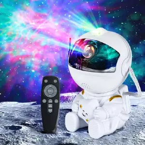 Astronauta proyector de luz