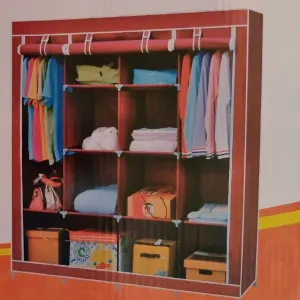 CLOSET LIVIANO CON COMPARTIMIENTOS