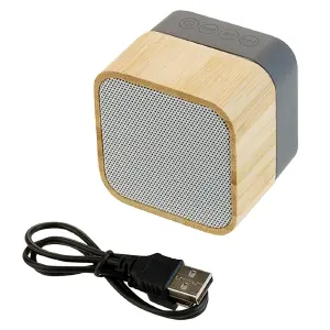 Parlante Bluetooth en Bambú