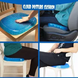 Cojín Silicona Gel Flexible Transpirable