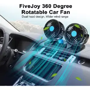 VENTILADOR DUO PARA CARRO