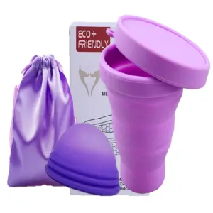 Disco Menstrual + Estuche+ Vaso