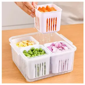 Contenedor y drenaje Hermetico Alimentos