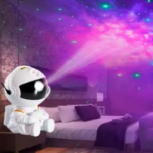 Astronauta Proyector De Galaxia