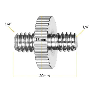 tornillo macho a macho 1/4