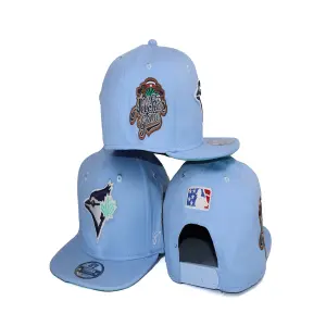 Gorra plana Blue Jays azul claro