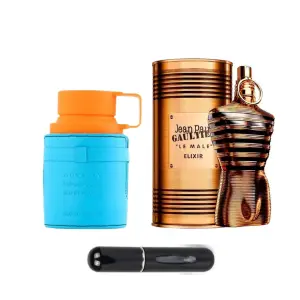 MANDARIN SKY+LE MALE ELIXIR LATA+PERFUME