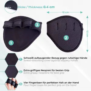 Guantes Calleras Gimnasio Pesas Gym