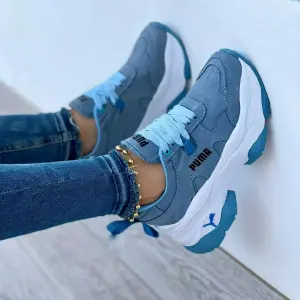 Puma Suela Alta Azul Dama