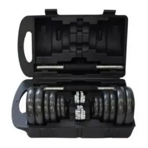 kit pesas 20 kilos mancuernas discos