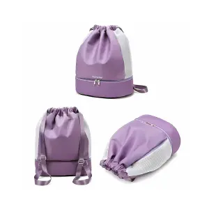 Mochila Deportiva Impermeable Morada