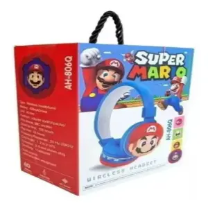 Audífonos De Diadema Mario Bros bluetoot