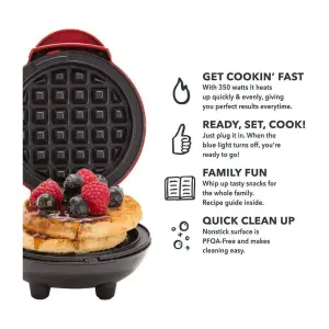 Combo Mini Wafleras Redonda y Corazon