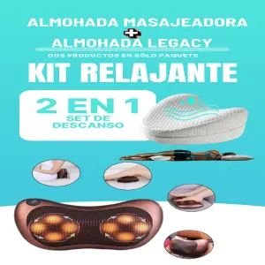 KIT RELAJANTE ALMOHADA + MASAJEADOR