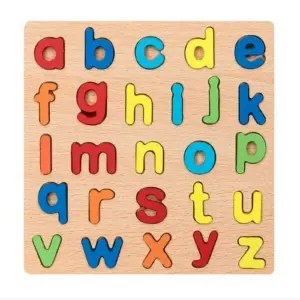 Juego Madera Letra Abecedario Objeto Enc