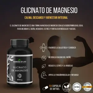Glicinato de magnesio Garden Of Life
