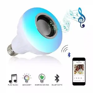 Bombillo Parlante Rgb Música Bluetooth