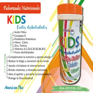 Kids con frutos deshidratos