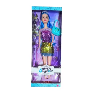 Muñeca Vestido Escamas Multicolor Moda
