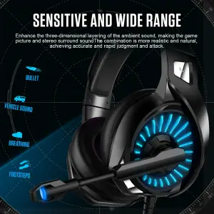 Audifono Gamer Diadema Pc Ps4 Microfono