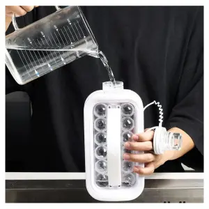 Botella Hielera Molde hielos circulares