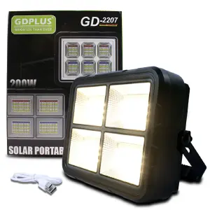 Lampara Exterior Panel Solar GD2207