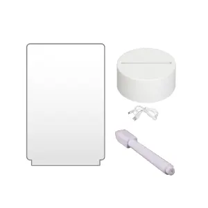 Lámpara Base Led+Acrílico+Lapicero Top S