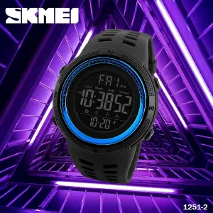 1251-3 SKMEI AZUL DIG DEPOR HOMBRE RELOJ