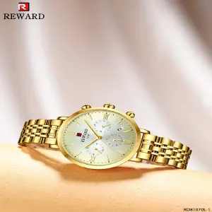 RD81070L: El Cronógrafo Metálico que Redefine el Estilo - RD81070L RELOJ REWARD METAL CRONOGRAFO