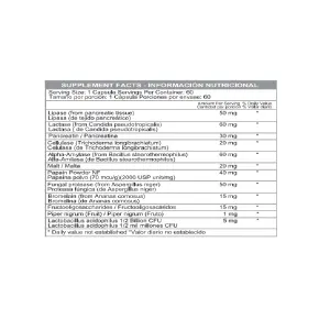 ENZYMAX 60 CAPSULES BLIS