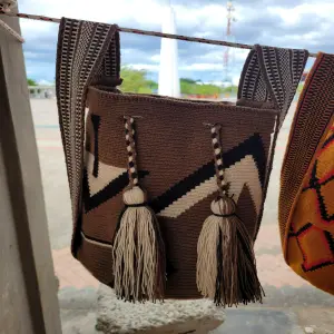 Mochila Wayuu con diseño