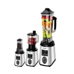 Licuadora Multiusos 3 En 1 De Acero Inox
